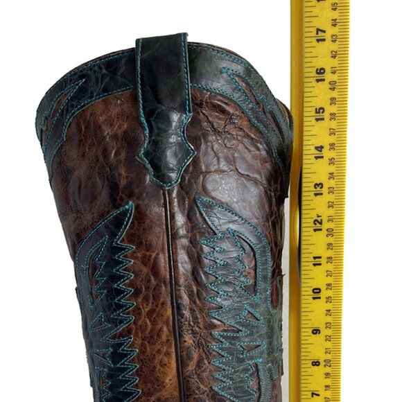 Corral Leather Western Cowgirl Snip Toe Tall Boots Women's 8 M - Picture 14 of 16